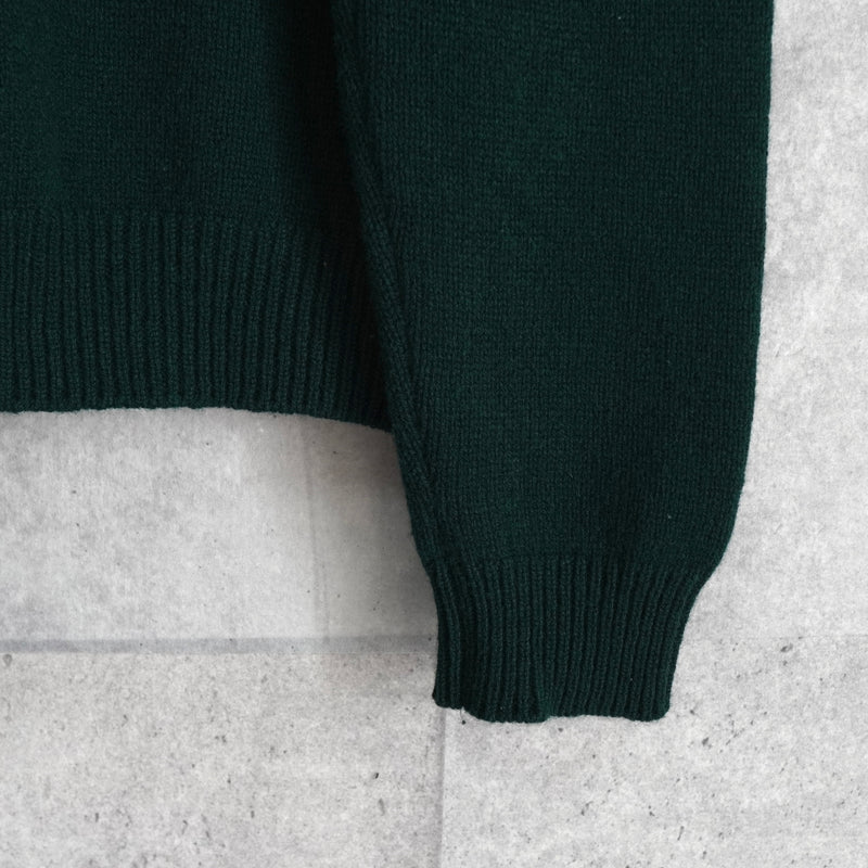 メゾン キツネ フォックスヘッド ニット ダークグリーン