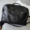 Dunhill Leather 2-Way Boston Bag in Black