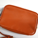 プラダ サフィアーノ レザー ミニ ショルダーバッグ ポシェット オレンジ