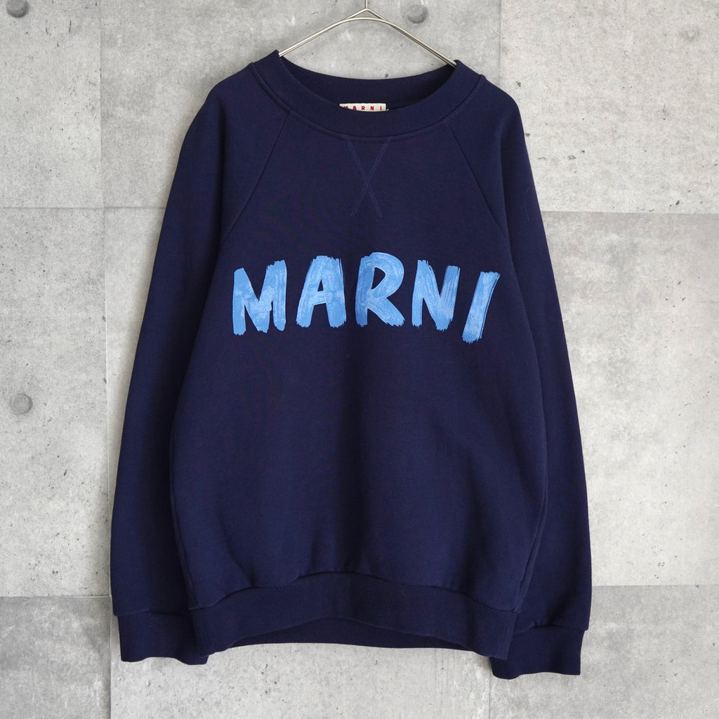 マルニ ロゴ スウェット ネイビー