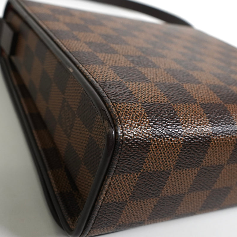 ルイ・ヴィトン ダミエ トライベッカ・ミニ レザー ハンドバッグ ワンショルダーバッグ ブラウン N51162