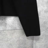 アミパリ アミ パリス ハートロゴ ポロニット ブラック タグ付き未使用品