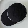 バレンシアガ ロゴ キャップ ブラック 箱付き