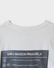 エムエムシックス メゾン マルジェラ バックプリント オーバーサイズ Tシャツ ホワイト XS メンズ レディース