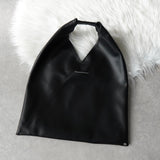 エムエムシックス メゾン マルジェラ レザー ジャパニーズバッグ クラシック トートバッグ ブラック