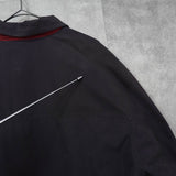 イヴ サンローラン ヴィンテージ リバーシブル YSLロゴ ブルゾン ジャケット ネイビー / アイボリー