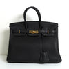 エルメス バーキン25 トゴ ブラック ゴールド金具 □L刻 / 2008年製