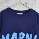 マルニ ロゴ スウェット ネイビー