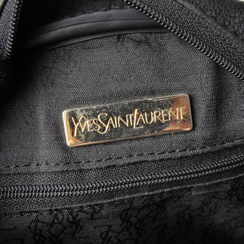 イヴ サンローラン ヴィンテージ YSLロゴ ショルダーバッグ ポシェット ブラック