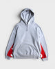 Cropped Panels Hooded Sweatshirt シュプリーム フーディー パーカー グレー L メンズ