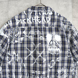 Palace Paint Check Short Sleeve Shirt, Blue