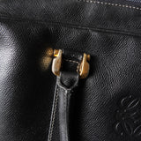 ロエベ アナグラム レザー ビジネスバッグ ハンドバッグ ブラック メンズ