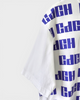 コム デ ギャルソン オム ロゴ 総柄 Tシャツ ホワイト M メンズ レディース