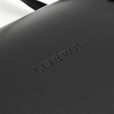 ロエベ ロゴ 自立型 レザー ハンドバッグ ブラック