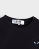 プレイ コム デ ギャルソン ハートロゴ Tシャツ ブラック