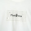 エムエムシックス メゾン マルジェラ ロゴプリント オーバーサイズ Tシャツ ホワイト