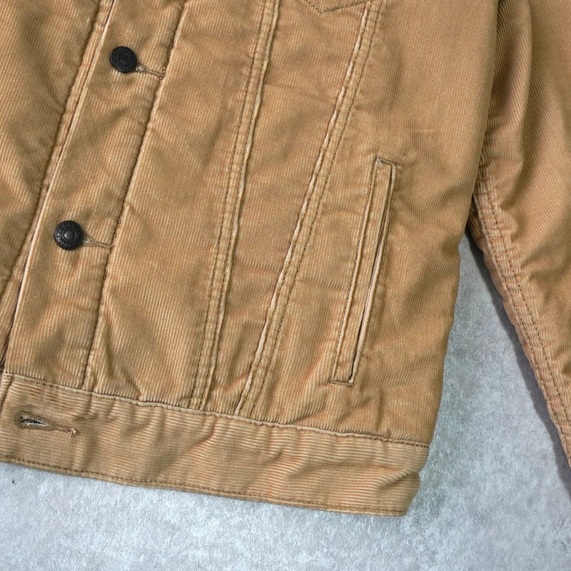 リーバイス ボア襟 コーデュロイジャケット ベージュ