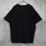 エムエムシックス メゾン マルジェラ ナンバーロゴ Tシャツ ブラック