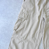 カーハート ロゴ カーゴパンツ ベージュ