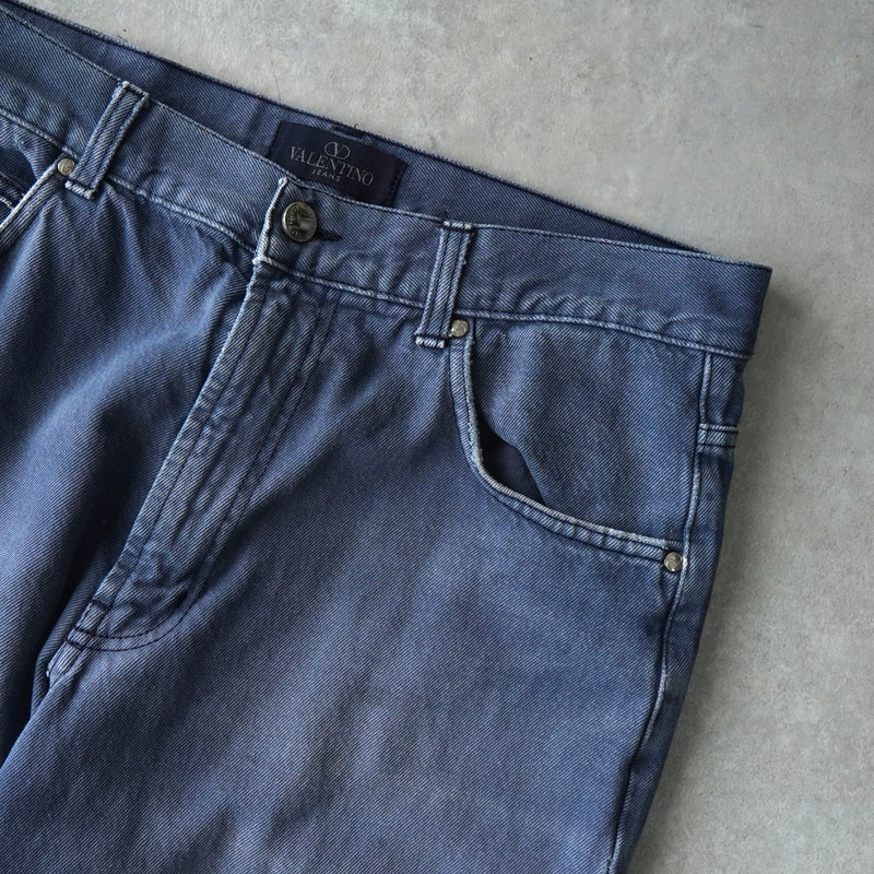 バレンティノ ストレート デニム ブルー