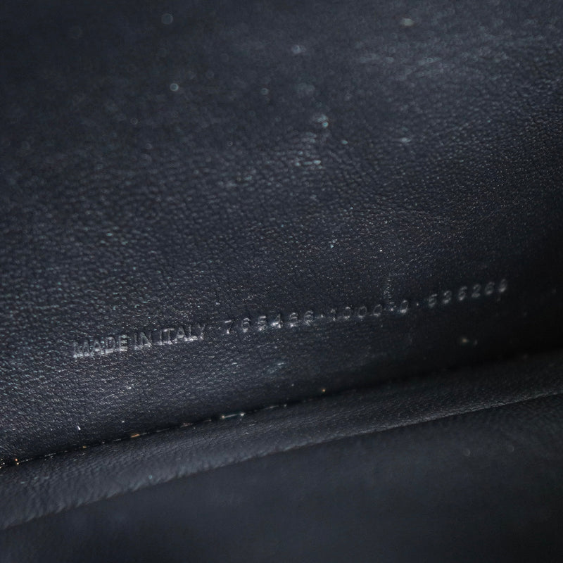 バレンシアガ クラッシュ レザー スリングバッグ ワンショルダーバッグ ブラック