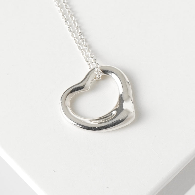 ティファニー オープンハート ネックレス シルバー925