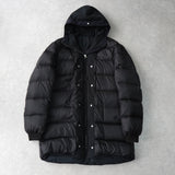 アクネ ストゥディオズ フーデッド ダウンコート ダウンジャケット ブラック