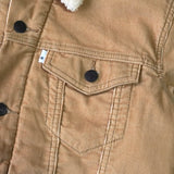 リーバイス ボア襟 コーデュロイジャケット ベージュ