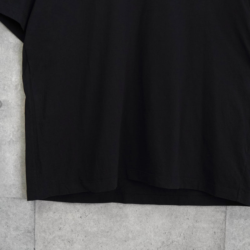 エムエムシックス メゾン マルジェラ ナンバーロゴ Tシャツ ブラック