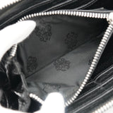 クロムハーツ セメタリークロス レザー ラウンドファスナー 長財布 ブラック