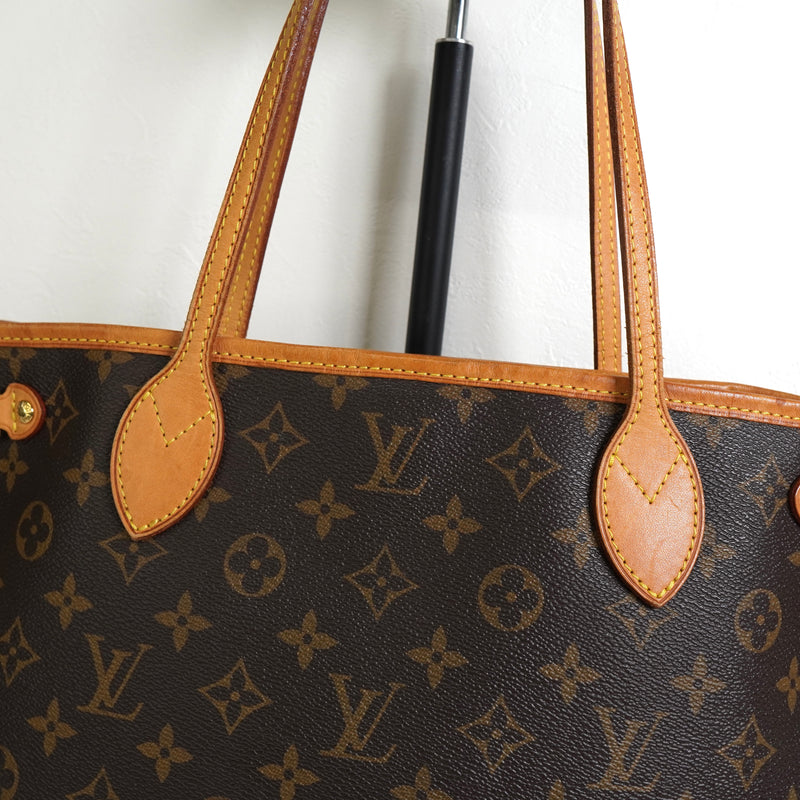 ルイ ヴィトン モノグラム ネヴァーフルPM トートバッグ ブラウン M40155