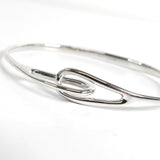 ティファニー オープンティアドロップ バングル 925 新品磨き済