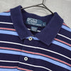 Polo Ralph Lauren 海军蓝/蓝色条纹短袖 Polo 衫