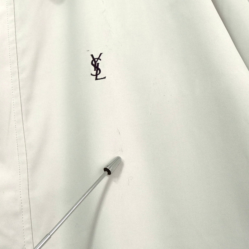 イヴサンローラン リバーシブル YSLロゴ ブルゾンホワイト / ブラック