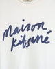 メゾン キツネ 筆記体ロゴ Tシャツ ホワイト M メンズ レディース