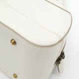 バーバリー レザー ハンドバッグ ホワイト