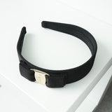 サルバトーレ フェラガモ ヴァラ リボン カチューシャ ブラック