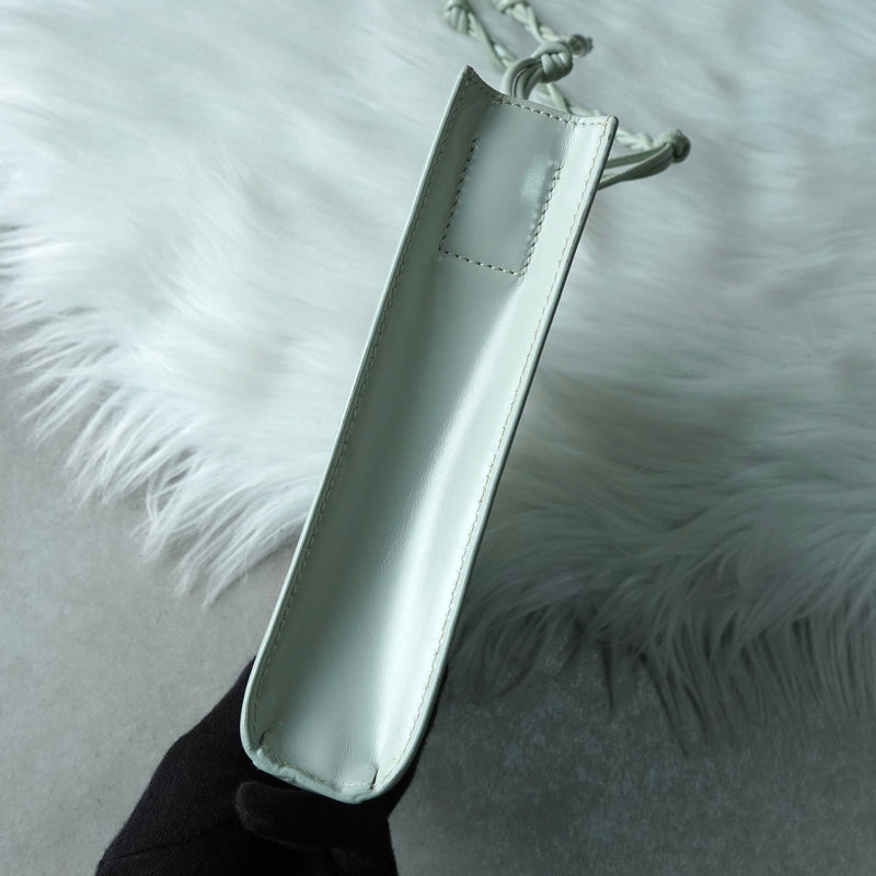 ジルサンダー タングル スモール レザー ショルダーバッグ ミントグリーン