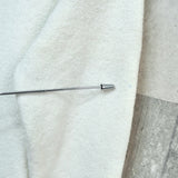 アミパリ アミ パリス ハートロゴ ニット アイボリー レディース