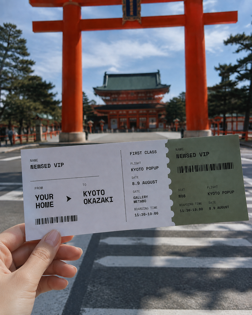 【KYOTO POPUP限定】1,000円OFFクーポン付き！優先入場チケット