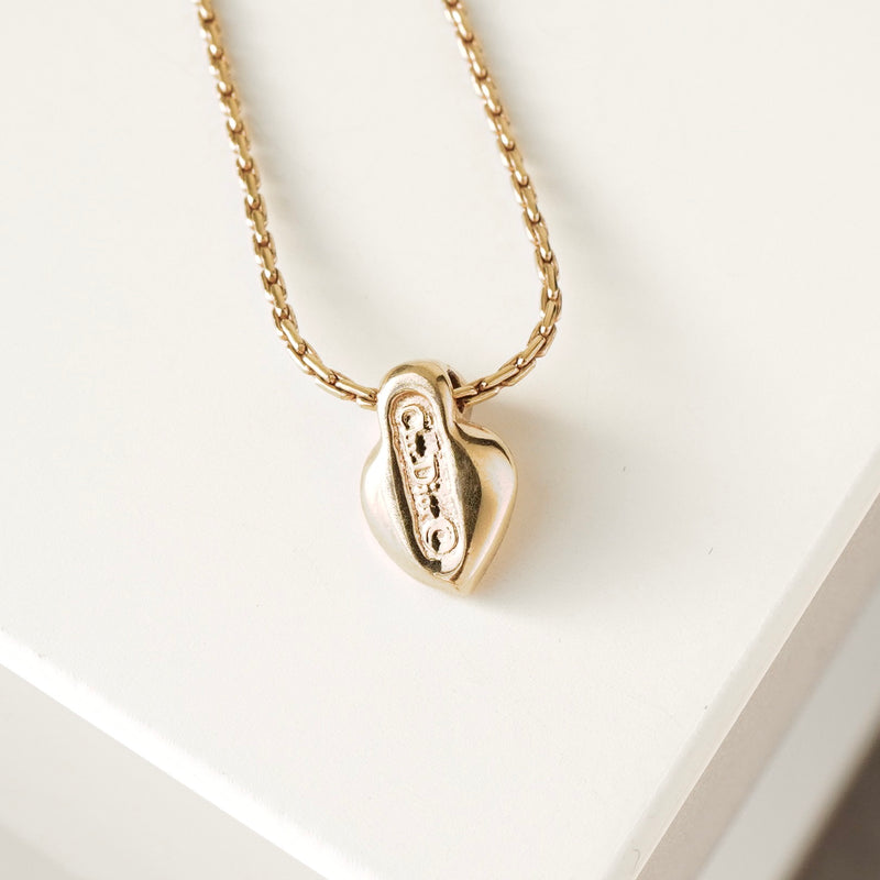 クリスチャン ディオール ヴィンテージ ラインストーン ネックレス GP ゴールド レディース