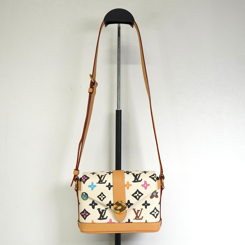 ルイ ヴィトン モノグラムクラギー エンベロップ ウェアラブル ウォレット クリーム M83346 ICチップ内蔵