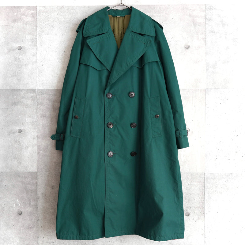 Emerald Green Color Trench Coat｜Made in Romania