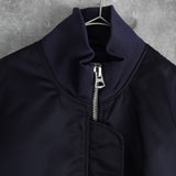 アクネ ストゥディオズ MA-1 ボンバージャケット ネイビー レディース