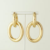 ジルサンダー ダブルフープ GP ゴールド ピアス 箱付き