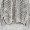 ヨーク MESHED KNIT CREWNECK メッシュ ニット グレージュ