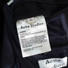 アクネ ストゥディオズ メルトンウール チェスターコート ブラック