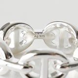 エルメス シェーヌダンクル アンシェネ 2025年製 シルバー925 指輪 リング 50サイズ / 9.5号