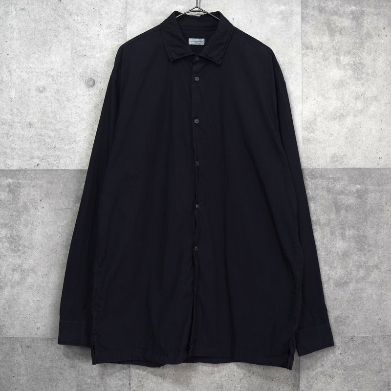 ドリス ヴァン ノッテン コットン / ナイロン 長袖シャツ ブラック