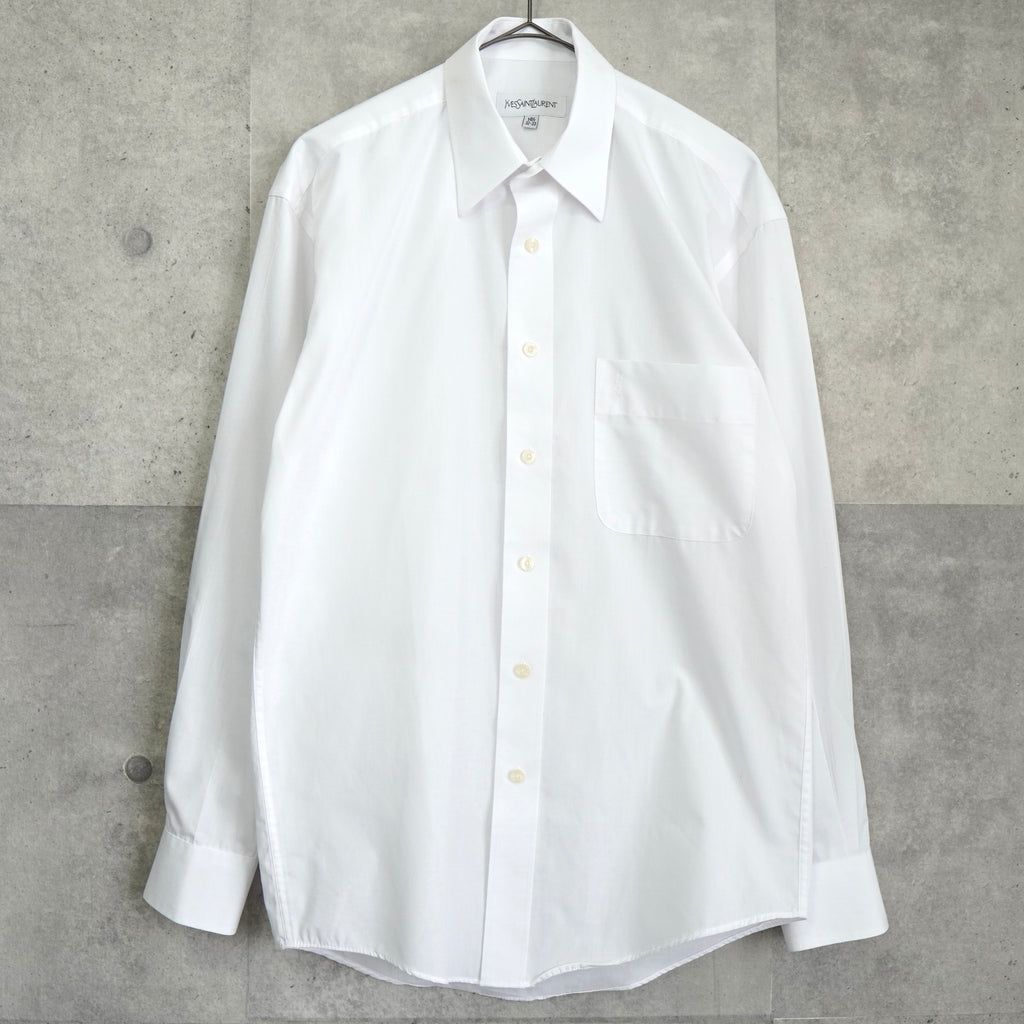 Yves Saint Laurent ホワイト長袖シャツ 20698240_54742873_600.jpg